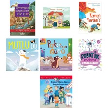 İş Bankası Kültür Yayınları Dinozorlar Dünyasında Bir Yıl: Bul, Eğlen, Öğren! + 6 Kitap (Set)
