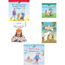 İş Bankası Kültür Yayınları Elif Babaannesiyle Dedesini Ziyaret Ediyor Ilk Okuma Kitabım + 4 Kitap (Set)