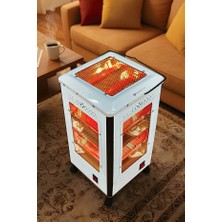 Mobee Quartz Isıtıcı 5 Yönlü Isıtma Enerji Tasarruflu Kuvars Tüp Taşınabilir Tasarım Elektrikli Isıtıcı