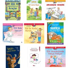 İş Bankası Kültür Yayınları 555 Eğlenceli Çıkartma - Araçlar + 8 Kitap (Set)