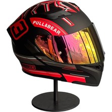 Scharf 902 Çene Açılır Motosiklet Kaskı – Güneş Gözlüklü (Rosepink Vizörlü) Mx3