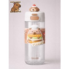 Diller Capybara Tutma Saplı Trıtan Su Matarası - 600 Ml.