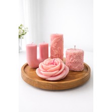 Lumus Candle Kokulu Mum 4’lü Dekoratif Set