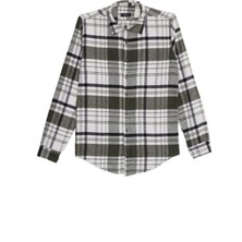 Tudors Erkek Slim Fit Kareli Kışlık Oduncu Gömlek Uzun Kol Günlük Stil M Renk