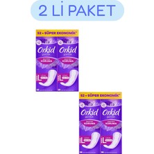 Orkid Günlük Ped Ekstra Koruma Uzun L 104 Adet – 2’li Set (Her Biri 52 Adet) – Koku Kilidi Teknolojili Süper Ekonomik Paket