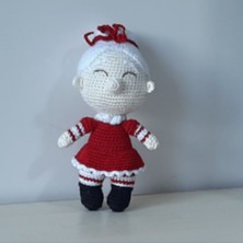 Amigurumi Örgü Oyuncak Yılbaşı Noel Anne