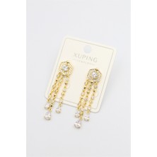 Royaleks Taşlı Küpe - Altın