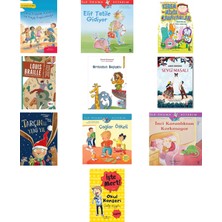 İş Bankası Kültür Yayınları Cesur Kalpler Kulübü ve Kayıp Kaplumbağa - Ilk Okuma Kitabım + 9 Kitap (Set)