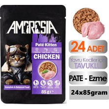 Ambrosia Tavuk Etli Pouch Yavru Kedi Maması 24 Adet