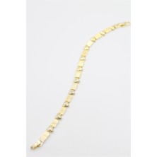 Royaleks Taşlı Vip Bileklik - Altın