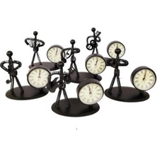 Sesengo  Metal Adam Masaüstü Saat