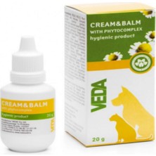 Veda Cream Balm P 20 ml | Kedi & Köpek Için Onarıcı Pati Bakım Kremi ve Koruyucu