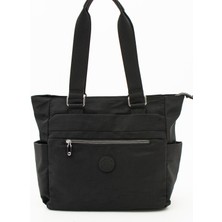 ÖZER-4003 Sanmorris Suya Dayanıklı Saten Kumaş Çapraz Askılı Kadın El ve Omuz Çantası