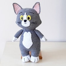 Amigurumi Örgü Oyuncak Kedi Tom