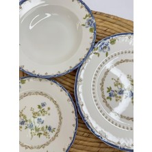 Tulu Porselen 24 Parça Premıum 6 Kişilik Sunum Yemek Takımı