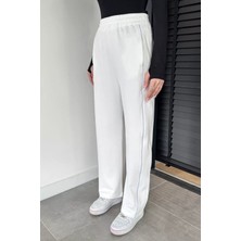 Gülseli Kadın Bel Lastikli Yan Şerit Detaylı Pantolon P-00020369