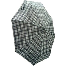Vardem Katlanır Otomatik Şemsiye 8 Telli Desenli (Polyester Kumaş)