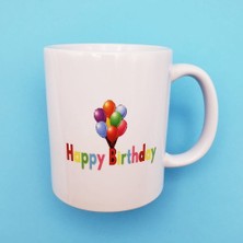 Sesengo Happy Birthday Baskılı Kupa Bardak