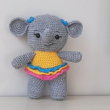 Amigurumi Örgü Oyuncak Fil