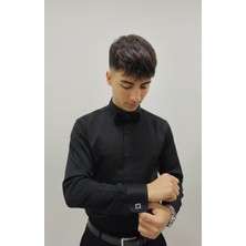 Senior Erkek Piliseli  Ata Yaka Gömlek