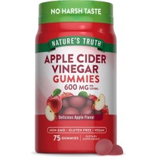 Nature's Truth Apple Cıder Vınegar 600 Mg 75 Gummies - Delicious Apple Flavor