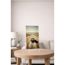 Arvion Özgürlüğe Doğru – Retro Yol Cam Tablo