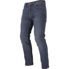 4riders Patrol Cordura Denim Korumalı Kadın Motosiklet Kot Pantolonu Mavi