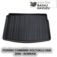 Elorcar Fiorino Combimix Koltuklu Van 2008 - Sonrası 3D Bagaj Havuzu