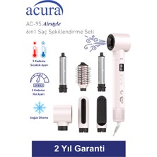 Normadia Airstyle Ac-95 Negatif Iyonlu 6 In 1 Saç Şekillendirme Seti