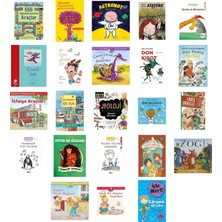 İş Bankası Kültür Yayınları 555 Eğlenceli Çıkartma - Araçlar + 22 Kitap (Set)
