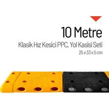 Soylu Grup Kent Ve Bahçe Mobilyaları 10 Metre Hız Kesici Set | Kapaklı Yol Kasisi Uygulaması