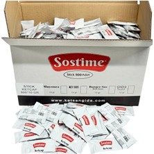 Sostime Stick Ketçap 10 gr 500 Adet Koli