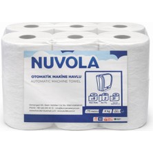 Nuvola Otomatik Sensörlü Makine Havlusu 21 cm 4 kg 6 Rulo