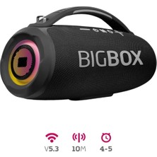 PremiumPort 40W Güçlü Bluetooth Hoparlör, LED Işıklı, Usb, Fm, Aux, Çift Bass Ses