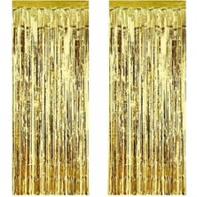 İstoç Parti Gold Metalize Arka Fon Kapı Püskülü