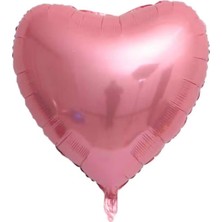 İstoç Parti Pembe Kalp Folyo Balon 24 Inç 60 cm