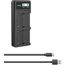 Smallrig 4086 NP-F970 Çiffli Şarj Cihazı