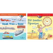 İş Bankası Kültür Yayınları Dünyayı Öğreniyorum - Uçak Tren ve Gemi + 1 Kitap (Set)