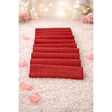 Dusa Atelier Tarçın Müslin Ağız Silme Mendili 10'lu - %100 Pamuk