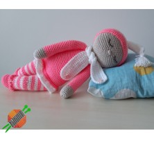 Amigurumi Oyuncak Uyku Bebeği 30 cm