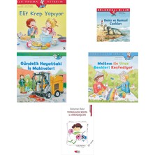 İş Bankası Kültür Yayınları Elif Krep Yapiyor Ilk Okuma Kitabım + 4 Kitap (Set)