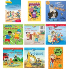 İş Bankası Kültür Yayınları Cesur Kalpler Kulübü ve Kayıp Kaplumbağa - Ilk Okuma Kitabım + 8 Kitap (Set)