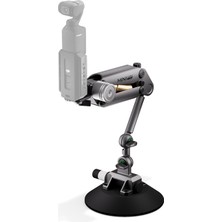 Tilta HDA-T15-TG Hydra Alien Mini Araba Montaj Sistemi Djı Action 3/4 Djı Pocket 3 INSTA360 X4/x3 ve Khronos Ecosystem'li iPhone ile Uyumlu