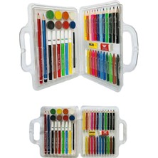 Fatih 42 Parça Şeffaf Çantalı Boyama Seti