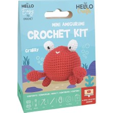 Hello Mini Amigurumi Kiti 8 cm Crabby