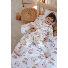 Lollie Baby&Kids 1.5 Tog Bebek Çocuk Uyku Tulumu ,%100 Pamuk - Atlı Karınca