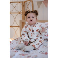 Lollie Baby&Kids 1.5 Tog Bebek Çocuk Uyku Tulumu ,%100 Pamuk - Teddy Ayıcık