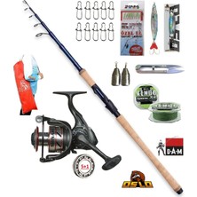 Dam Steelhead Iconic 270cm 7-28gr Oslo 4000 Turna Tele Spin Olta Takımı Seti