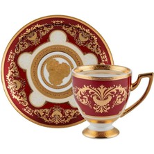 Roy King Altın Işlemeli Tek Kişilik Türk Kahvesi Fincanı