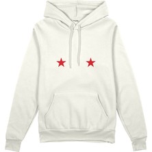 The Lucid Lab Star Babe Oversize Hoodie - Beyaz